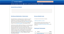 Desktop Screenshot of browser-statistik.de